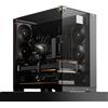 Thermalright A70 PC-Gehäuse-270°Panorama-Vetro Temperato ATX-Midi Tower Chassis, supporta scheda madre ATX/GPU 420mm, gestione cavi nascosta-Nero