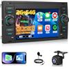 ETLFUCyber 2G+64G Android Autoradio per Ford Transit Fiesta Focus Galaxy Mondeo Fusion Kuga C-Max S-Max con Wireless Carplay e Android Auto, Touch Screen 9 Pollici con WiFi, Navigazione GPS, Bluetooth, FM RDS