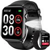 Yxtel Smartwatch Uomo Donna, Effettua e Rispondi alle Chiamate,1,91'' Orologio Intelligente 100+ Modalità Sportive/Sonno/Cardiofrequenzimetro/SpO2/ Torcia per Android IOS