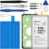TOPGOBAT Batteria di ricambio per Samsung Galaxy S10, 5150 mAh, ad alta capacità, compatibile con Samsung Galaxy S10E modello (SM-G970 G970F/DS G970U G970W), con kit di attrezzi, EB-BG970ABU