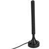 Goshyda Antenna radio FM ad alto guadagno per uso domestico 25dB Antenna FM portatile USB ad alta sensibilità per pavimento basso con ostacoli e segnale scarso