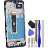 VEKIR Full Display with Screen Frame for Nokia G22 Display Touch Digitizer Assembled Black Screen Replacement with Free Tool Kit