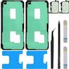 ZHUROUPU Cover Posteriore Adesiva per Galaxy S20 G980F G981B 6,2 Pollici 2020, Cover Posteriore di Ricambio Impermeabile con Adesivo per Batteria e Adesivo per Fotocamera (2 Pezzi)