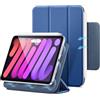 ESR Cover per iPad Mini A17 Pro,iPad Mini 7a/6a Gen(2024/2021), ProSottile, Supporto Trifold a due Modalità, Resistente Aggancio Magnetico, Protezione Durevole, Supporto per Pencil Pro/USB-C, Blu