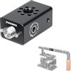 INNOREL CB1 Maniglia multifunzione in lega di alluminio CNC per videocamera,con fori di posizionamento Arri da 3/8 per telai di gabbie per videocamere, attrezzature video fai da te