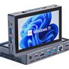 HEIGAOLAPC Mini PC Win 11 Pro Mini Computer Destop con Touch Screen 5.5 Integrato, Micro Desktop N5100 16GB RAM 256GB eMMC, Batteria 5000mAh, Doppia Uscita 4K HDMI 2.0 Type-C 3.1, WiFi 5, 4x USB 3.0