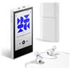 ACTIVO Premium Bundle Pack - P1 Digital Audio Player, Q1 In-Ear Auricolari & P1 Custodia Protettiva