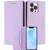 MOJIA Custodia per Oukitel C3 2025, Resistente a Cadute e Graffi, Alta Qualità PU Pelle Stile Portafoglio Cover Folio con Chiusura Magnetica. Light Purple