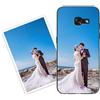 Sunrive Personalizzate Cover compatibile con Samsung Galaxy A3 (2017) personalizzabile con Foto Testi Frase Logo Disegni e Grafiche Personalizzata, assorbimento degli urti morbido TPU trasparente
