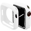 Miimall Apple Watch Series 7/8/9 41 mm, custodia protettiva in TPU bianco per dispositivi compatibili