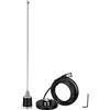 Retevis MR200 NMO Antenna per auto a doppia banda 2 m/70 cm 144/430MHz Antenna magnetica con base antenna e RG58 cavo coassiale compatibile con Retevis RT95 ICOM Kenwood Yaesu TYT Amateur Radio