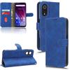 Generico compatibile con CUBOT P60 display 6.52 CUSTODIA cover STAND FLIP LIBRO magnetica GEL TPU protezione portafoglio ECO PELLE porta carte (blu)