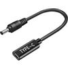 Artilits Adattatore da USB C a CC, 3,0 x 1,1 mm, adattatore 19 V DC realizzato per Acer e Samsung serie Laptop