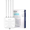 WAVLINK Router WiFi 7 WAVLINK Esterno BE5100 Mesh, Ripetitore, Punto di Accesso, IP67 Impermeabile, ESD 15KV, Protezione Fulmini 4KV, PoE Attivo/Passivo, Antenne 8dBi, Lunga Portata per Aree Rurali e Imprese