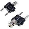 Oiyagai 2 Pezzi Adattatore Coassiale RF BNC Maschio a Doppia Banana Maschio