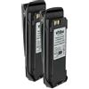 vhbw 2x batteria compatibile con Motorola MOTOTRBO DP3600, DR3000, DP3601 radio (1800mAh, 7,4V, Li-Ion) + clip