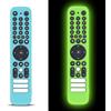 RYQIF Telecomando di ricambio universale adatto per custodia compatibile con TCL RC833 Remote, per tutti i TCL Smart TV, in silicone, antiurto, ultra sottile, nessun odore, cover in silicone (blu +