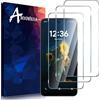 Anoowkoa 3 Pezzi Pellicola Protettiva per TCL NxtPaper 70 Pro Vetro Temperato Pellicola Schermo Intero Trasparente Compatibile con TCL NxtPaper 70 Pro