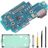 ZHUROUPU Connettore Dock Porta di Ricarica di Ricambio per Galaxy S23 5G, per 2023 SM-S911B Porta di Ricarica USB Type C Scheda di Ricambio Jack Microfono/Cuffie con Strumenti di Riparazione