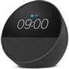 Amazon Echo Spot (modello 2024) | Sveglia intelligente con audio di qualità | Nero, con Accesso Anticipato ad Alexa+