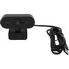 MingleSpark Webcam HD 1080P con microfono integrato, webcam USB 2.0 plug and play, fotocamera per desktop e laptop regolabile a 360 gradi, ideale per lezioni online, videoconferenze e