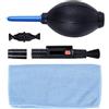 Mllepjdh Kit di pulizia per soffiatore d'aria, pompe detergenti per lenti, penna, spazzola in tessuto, soffiatore d'aria per macchina fotografica, tastiera, soffiatore d'aria