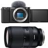 Sony Kit fotografico personalizzato creato utilizzando SONY ALPHA ZV-E10 NOIR + TAMRON 18-300 VC NOIR