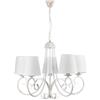 Onli Lampada a sospensione onli pompei 5 luci bianco e14