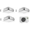 Mitsubishi Electric Climatizzatore Mitsubishi Cassetta 60x60 A 4 Vie Trialsplit 12000+12000+12000 Btu R32 A++/A+ Mxz-3f68vf4