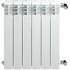 Faral Radiatore In Alluminio Faral Tropical 700 Interasse 700 - Batteria 10 Elementi Con Mensole-Kit Tappi-Riduzioni-Valvola Di Sfiato