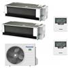 Panasonic Climatizzatore Panasonic Canalizzabile Dual 9+12 Btu Inverter R32 Cu-2z50tbe