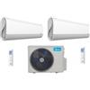 Midea Climatizzatore Dualsplit Midea Breezeless 9+12 Btu Classe A++/A+ R32 Wi-Fi M2oe-18fn8-Q