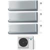Panasonic Climatizzatore Panasonic Trial R32 Etherea Z Grigio Wi-Fi 7+7+12 Btu Cu-3z52tbe A+++/A+