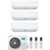 Midea Climatizzatore Midea Trial Split Evolution 9000+12000+12000 Btu Con Gas R32 Wi-Fi Integrato A++/A+ M3oa-27hfn8-Q
