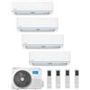Midea Climatizzatore Midea Quadri Split Evolution 9000+9000+9000+9000 Btu Con Gas R32 Wi-Fi Integrato A++/A+ M4oe-28hfn8-Q