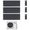 Panasonic Climatizzatore Panasonic Trial R32 Etherea Z Grafite Wi-Fi 9+9+9 Btu Cu-3z52tbe A+++/A+