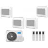 Midea Climatizzatore Midea Console Quadri Split 9+9+9+12 Btu Gas R32 A++/A+ M4oe-28hfn8-Q