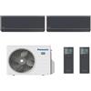 Panasonic Climatizzatore Panasonic Dual R32 Etherea Z Grafite Wi-Fi 9000+9000 Btu Cu-2z50tbe A+++/A++