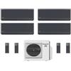 Panasonic Climatizzatore Panasonic Quadri R32 Etherea Z Grafite Wi-Fi 7+7+9+12 Btu Cu-4z80tbe A++/A+
