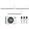 Midea Climatizzatore Trial Split Midea Breezeless E 9+12+12 Btu Classe A++/A+ R32 Wi-Fi M3oa-27hfn8-Q