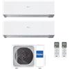 Haier Climatizzatore Dual Split Haier Revive New 9000+9000 Btu Inverter R-32 Wifi Classe A++/A+ 2u40meffra