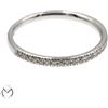 Anello oro bianco 18 kt 750 diamanti 0,11 ct -476/ST-
