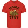 Gildan Home Is Where My Tenda È Divertente Campeggio Uomo Cotone Leggero T-Shirt