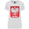 Gildan Polska Orzel Bandiera Polacca Calcio Femminile T-Shirt A Taglio Ampio
