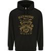 lovetshirts Death Macchina Moto Motociclista Uomo 80% Cotone Felpa con Cappuccio