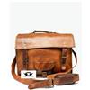 Fatto a mano Uomo 20 " Vera Pelle Vintage Laptop Messenger Handmade Valigetta Cartella Borsa