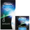 PASANTE GLOW - preservativi Fluorescenti - CONFEZIONE DA 12 profilattici