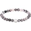LIEBESKIND BERLIN Damen Beads Armband aus Pink Zebra Jasper LJ-0843-B-17