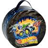 Theo Klein 2558 Hot Wheels Monster Truck Valigetta a Ruota, Valigetta per Fino a 7 macchinine, con Pista da Corsa Pieghevole e Manico, Giocattolo per Bambini dai 3 Anni in su