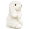 Uni-Toys - Coniglio Ariete, in piedi (bianco) - 18 cm (altezza) - Coniglio di peluche, coniglio - peluche